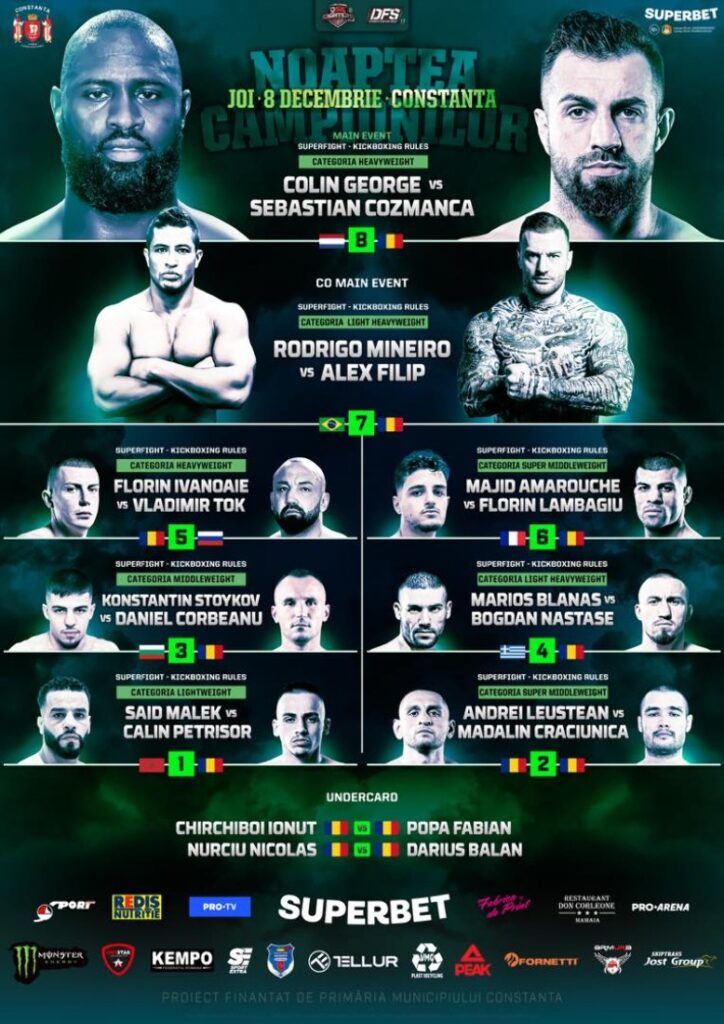 Colin George vs Sebastian Cozmâncă